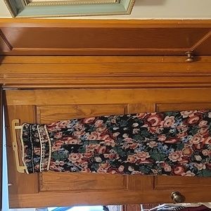 Strapless floral dress